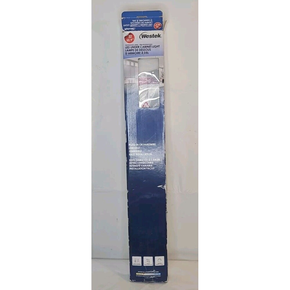 Westek KERN-L22W-N1 Kern Collection 22"  White LED Strip Light 707 lumens